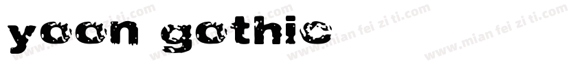 yoon gothic785字体转换